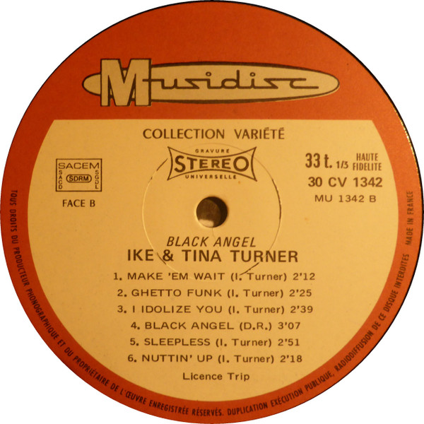 Ike & Tina Turner - Black Angel (LP, Comp)