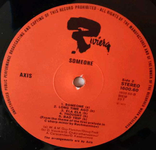 Axis (14) - Someone (LP, Album, Club)