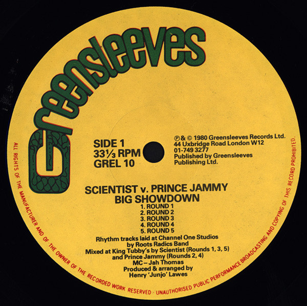Scientist vs. Prince Jammy - Big Showdown (LP, Album)