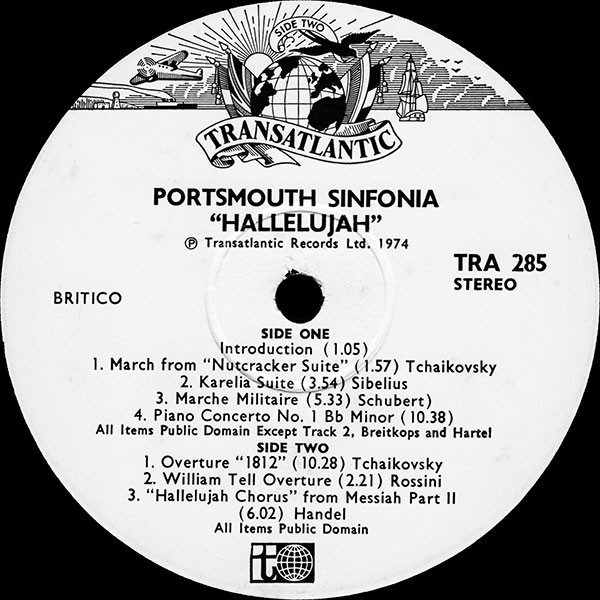 The Portsmouth Sinfonia* - Hallelujah (LP, Album)