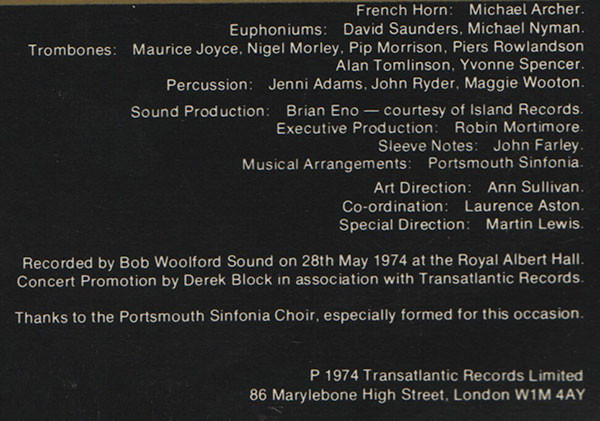 The Portsmouth Sinfonia* - Hallelujah (LP, Album)