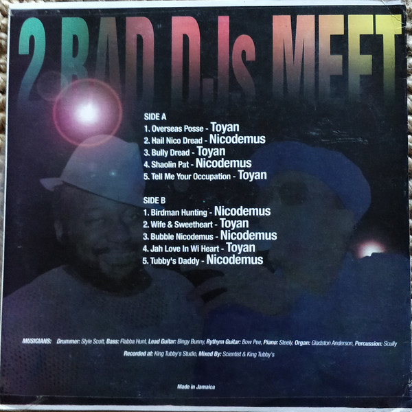 Nicodemus & Rankin Toyan* - 2 Bad DJs Meet (LP, Album, RE)