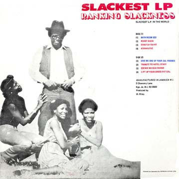 Ranking Slackness - Slackest LP (LP, Album, RP)