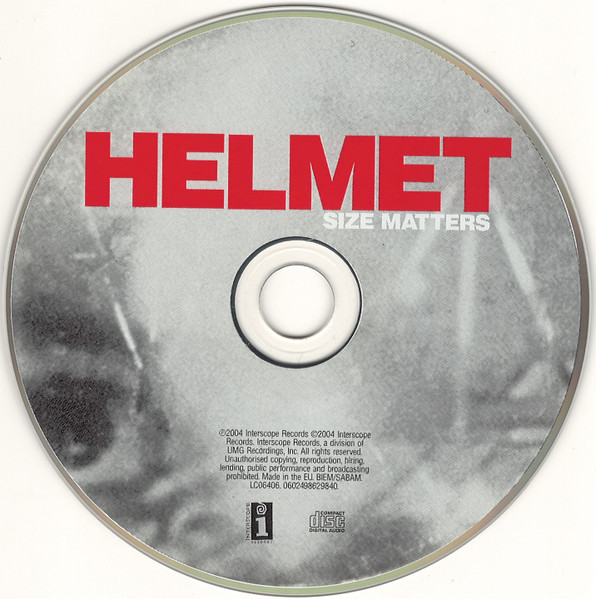 Helmet (2) - Size Matters (CD, Album)