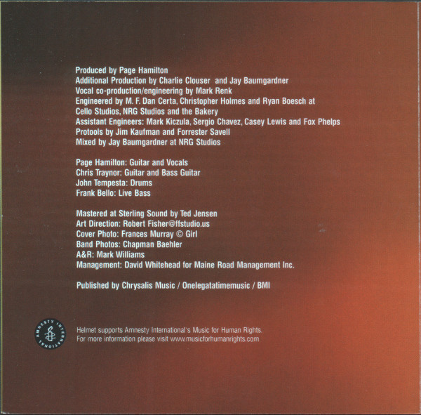 Helmet (2) - Size Matters (CD, Album)