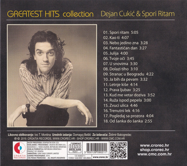 Dejan Cukić, Spori Ritam - Greatest Hits Collection (CD, Comp)