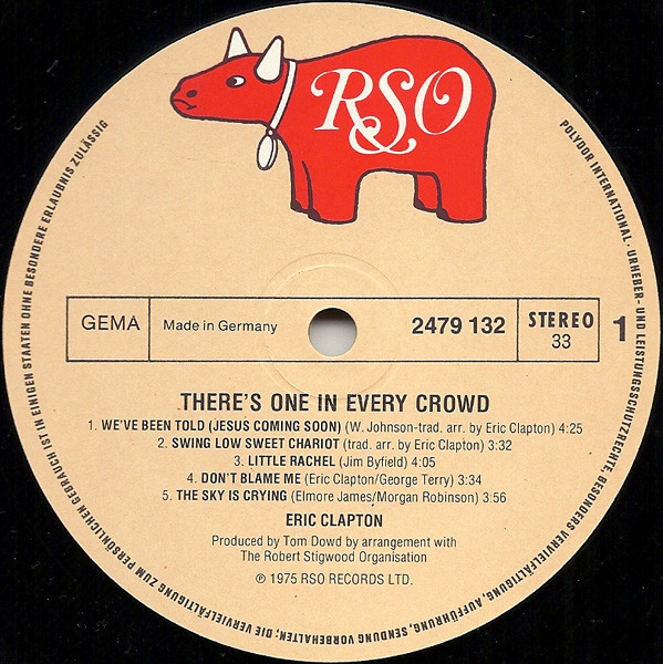 Eric Clapton - There's One In Every Crowd (LP, Album)
