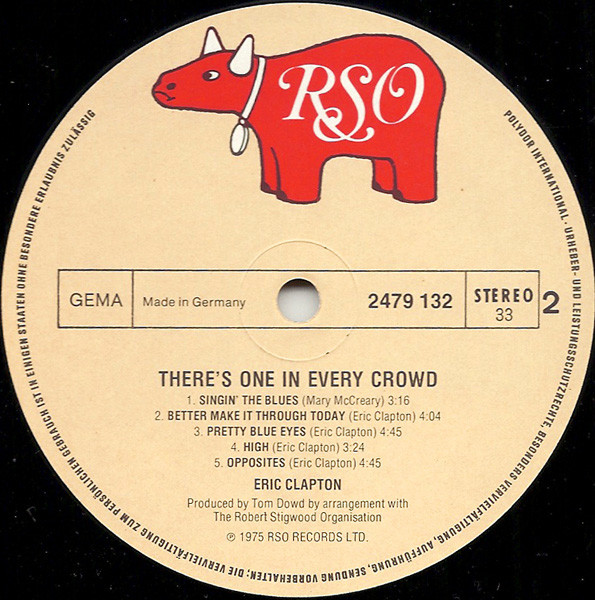 Eric Clapton - There's One In Every Crowd (LP, Album)