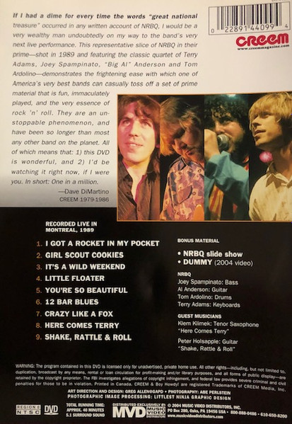 NRBQ - One In A Million (DVD-V, NTSC)