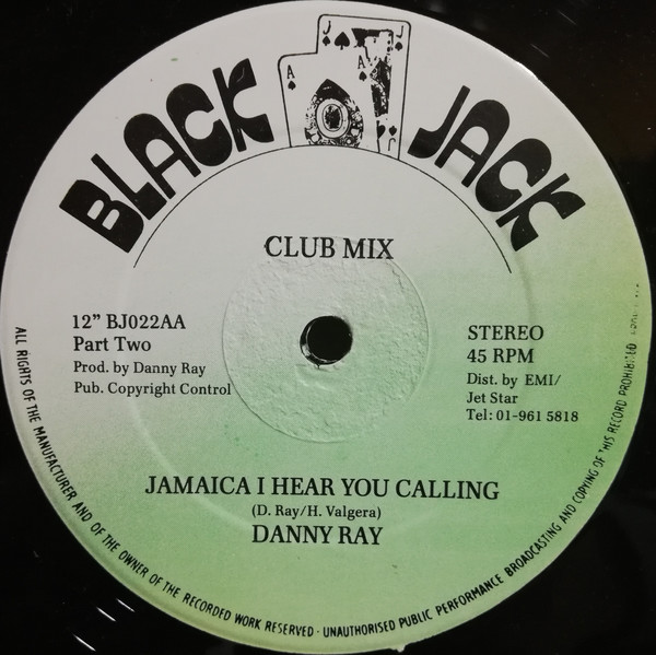 Danny Ray (2) - Jamaica I Hear You Calling (12