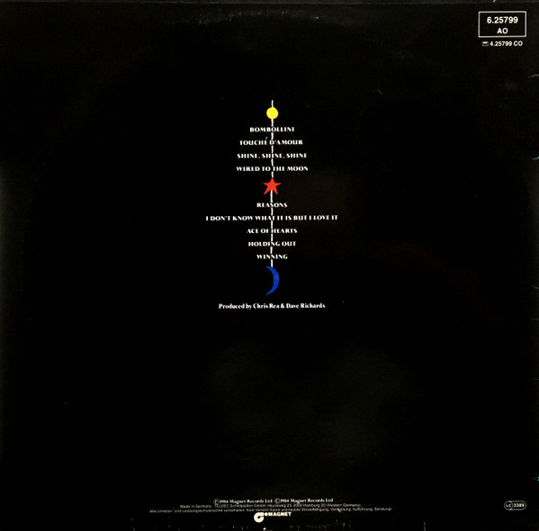 Chris Rea - Wired To The Moon (LP, Album)
