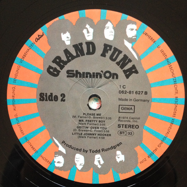 Grand Funk* - Shinin' On (LP, Album)