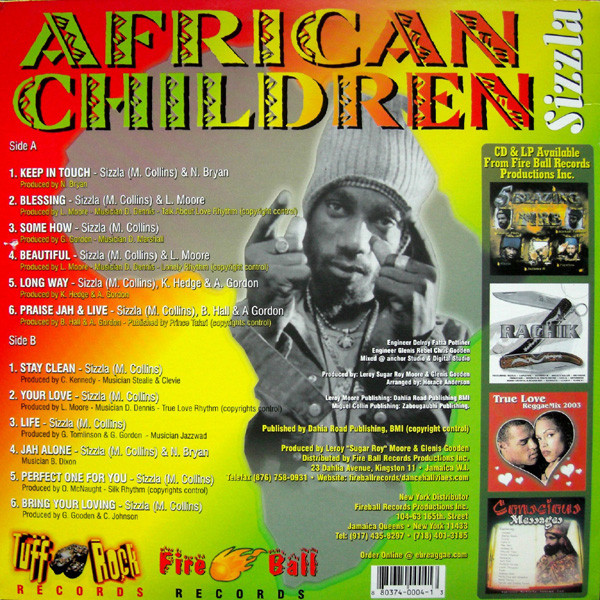 Sizzla - African Children (LP, Album)
