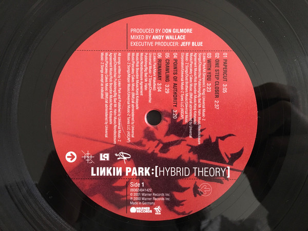 Linkin Park - Hybrid Theory (LP, Album, RE, Gat)