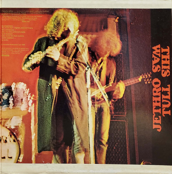 Jethro Tull - This Was (LP, Album, RP, San)