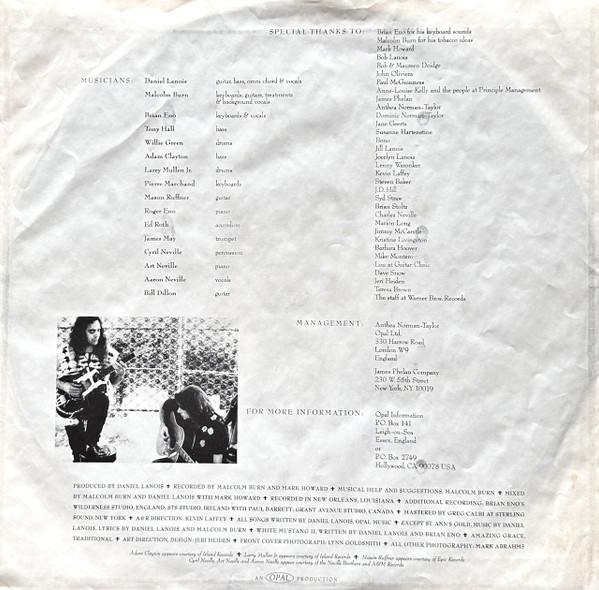 Daniel Lanois - Acadie (LP, Album)