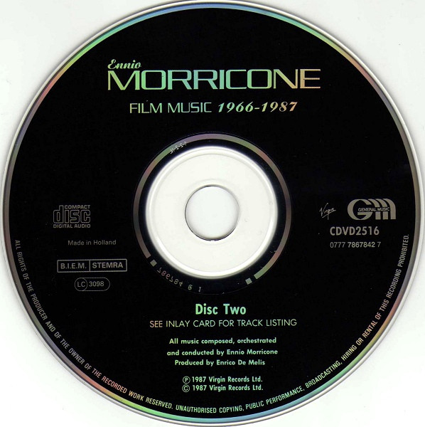 Ennio Morricone - Film Music 1966-1987 (2xCD, Comp, RE)