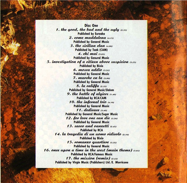 Ennio Morricone - Film Music 1966-1987 (2xCD, Comp, RE)