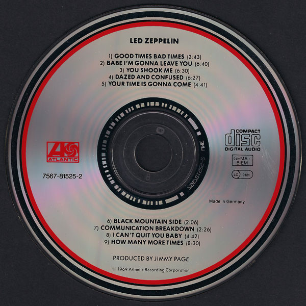 Led Zeppelin - Led Zeppelin (CD, Album, RE)