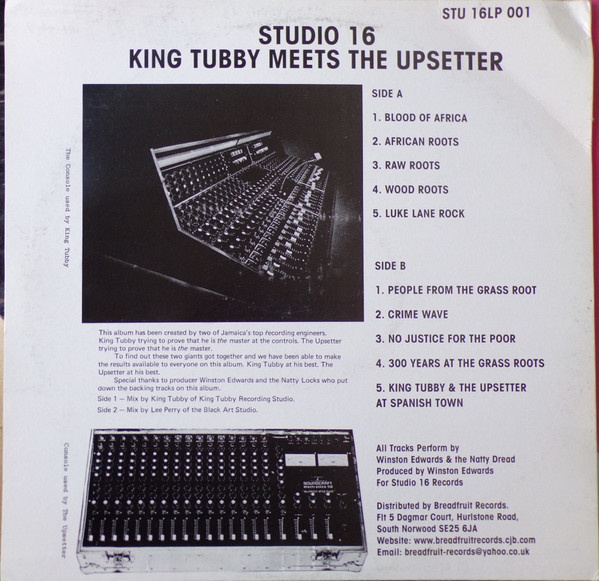 King Tubby Meets The Upsetter - At The Grass Roots Of Dub (LP, Album, RE)