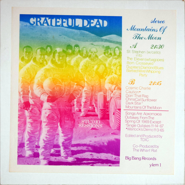 Grateful Dead* - Mountains Of The Moon (LP, Album, Unofficial)