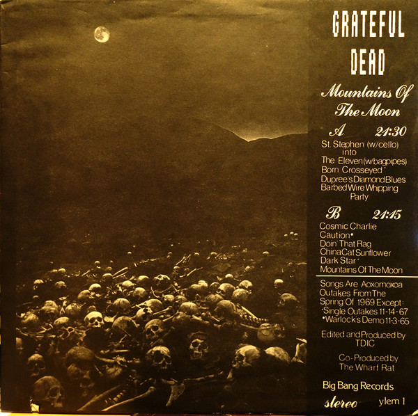 Grateful Dead* - Mountains Of The Moon (LP, Album, Unofficial)