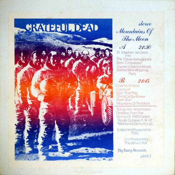 Grateful Dead* - Mountains Of The Moon (LP, Album, Unofficial)