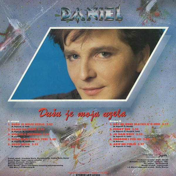 Daniel (8) - Dušu Je Moju Uzela (LP, Album)