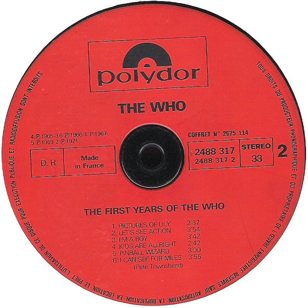 The Who - The Best Of The Last Ten Years / '64 - '74 (2xLP, Comp)