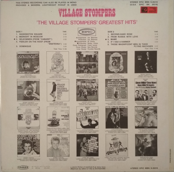 The Village Stompers - Greatest Hits (LP, Comp)