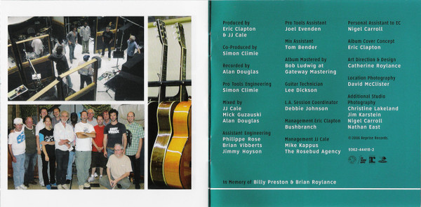 JJ Cale* & Eric Clapton - The Road To Escondido (CD, Album, RP)