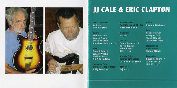 JJ Cale* & Eric Clapton - The Road To Escondido (CD, Album, RP)