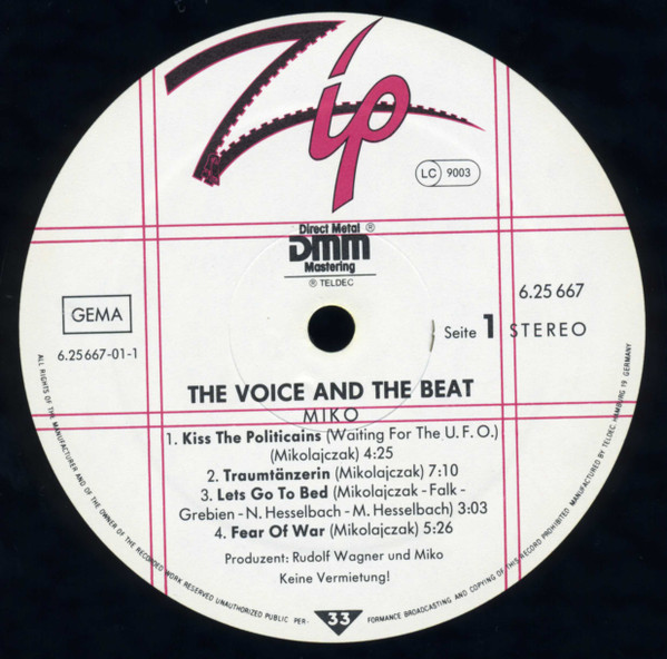 Miko* - The Voice And The Beat (LP, Album)