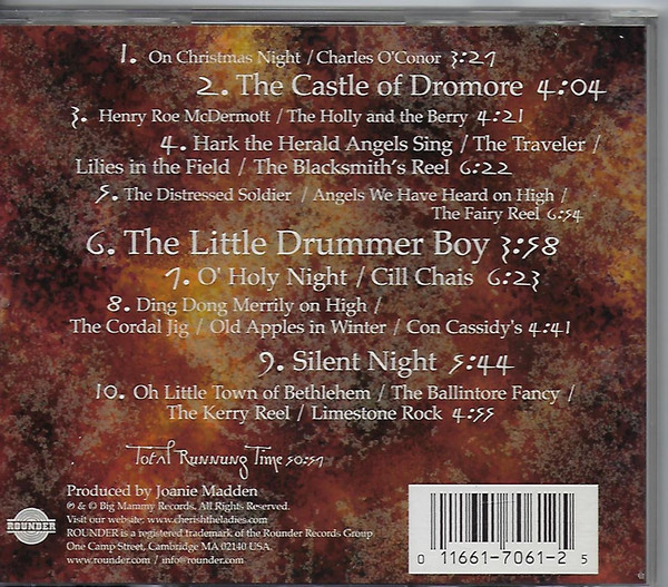 Cherish The Ladies - On Christmas Night (CD, Album)