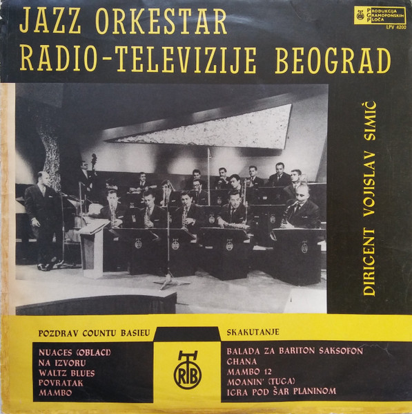 Jazz Orkestar Radio-Televizije Beograd - Jazz Orkestar Radio-Televizije Beograd  (LP, Album, Mono)
