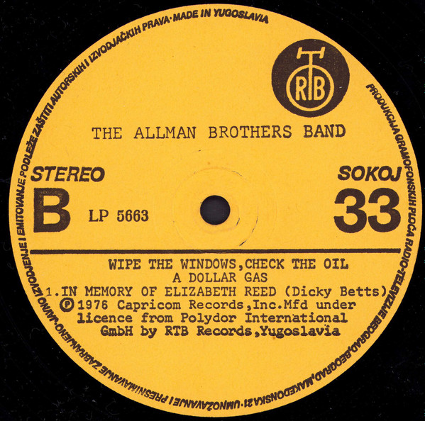 The Allman Brothers Band - Wipe The Windows, Check The Oil, Dollar Gas (2xLP, Album, RP)