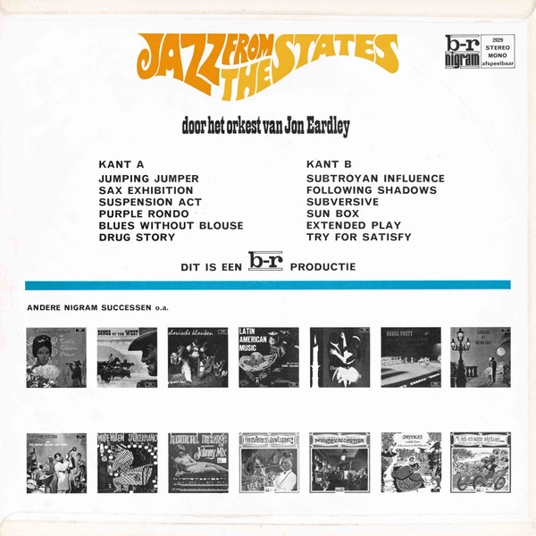 Jon Eardley - Jazz From The States (LP, Album, Bla)