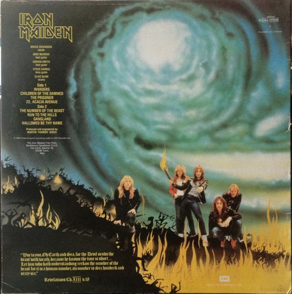 Iron Maiden - The Number Of The Beast (LP, Album)
