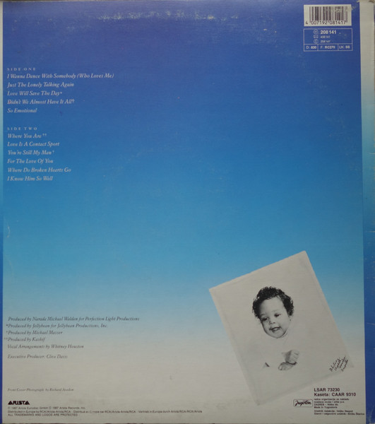 Whitney Houston - Whitney (LP, Album)