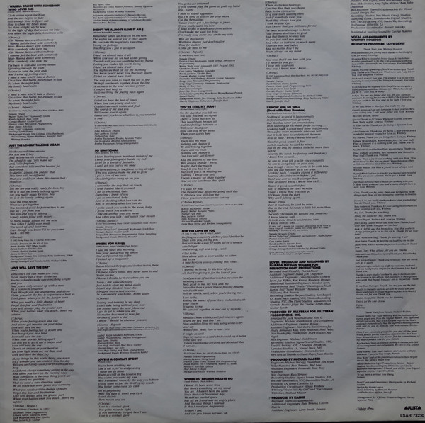 Whitney Houston - Whitney (LP, Album)