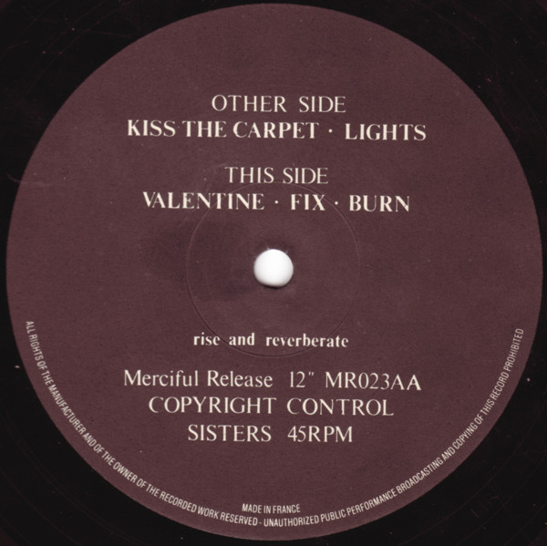 The Sisters Of Mercy - The Reptile House E.P. (12
