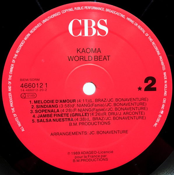 Kaoma - Worldbeat (LP, Album)
