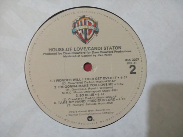 Candi Staton - House Of Love (LP, Album, Los)