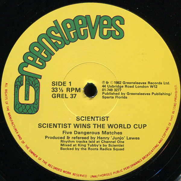 Scientist - Scientist Wins The World Cup (LP, Album)