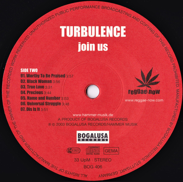 Turbulence (4) - Join Us (LP, Album)
