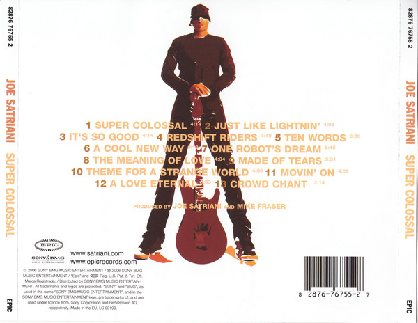 Joe Satriani - Super Colossal (CD, Album)
