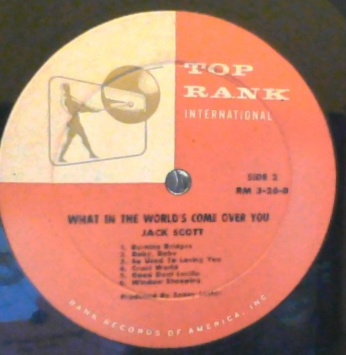 Jack Scott - What In The World's Come Over You (LP, Album, Mono)