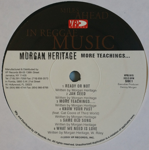 Morgan Heritage - More Teachings... (LP, Album)