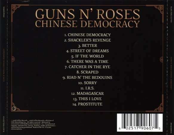 Guns N' Roses - Chinese Democracy (CD, Album)