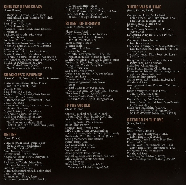 Guns N' Roses - Chinese Democracy (CD, Album)